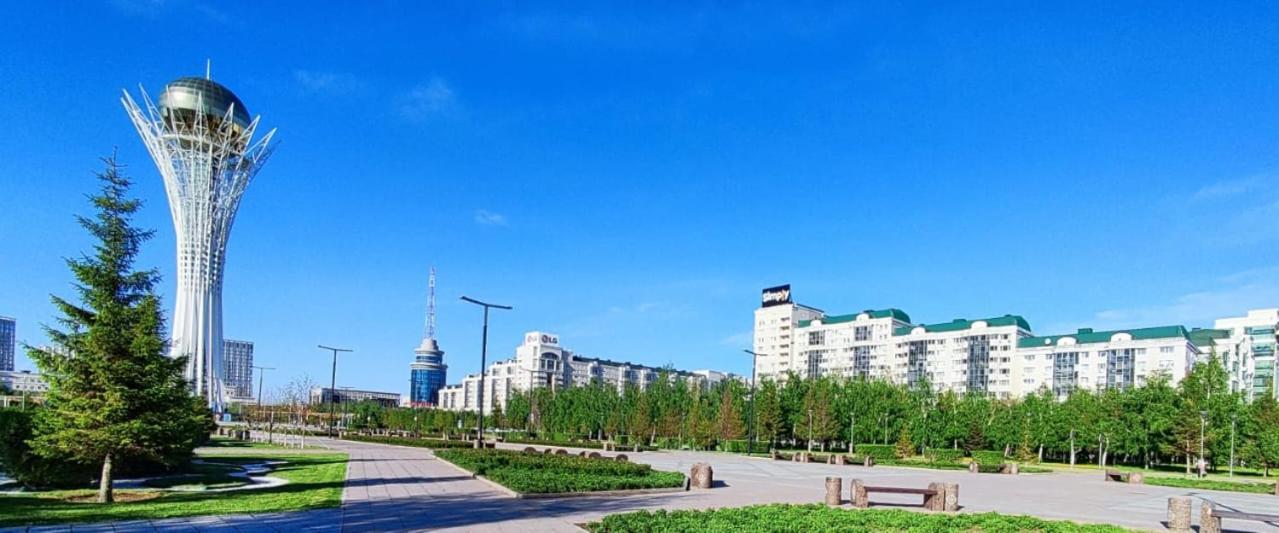 36 3Х Комн Кв На 1-8 Человек С Шикарным Видом На Байтерек Astana Exterior photo
